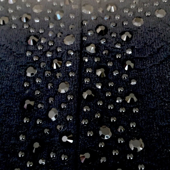 ST. JOHN Pantsuit Black Jacket size 10 Pant Size 8 - Picture 5 of 16